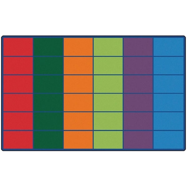 Carpets For Kids Carpets for Kids 4025 Colorful Rows Seating Rug 4025 - main